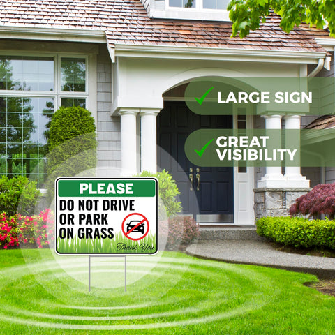 Venicor corrugated plastic sign stands up to weather and everyday use.