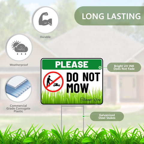 Venicor yard sign set 2pc with stakes for quick tool-free installation.