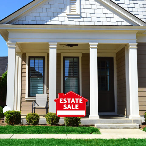 Venicor estate sign 17x13 readability and high visibility from multiple angles
