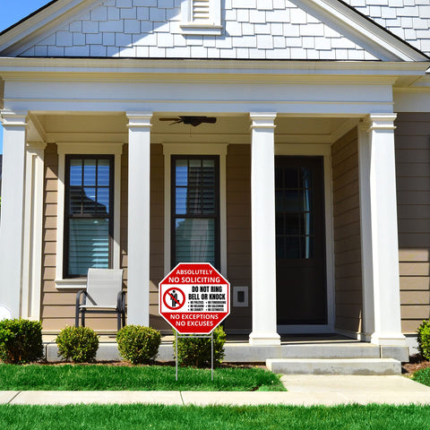Venicor sign set includes two signs and ground stakes