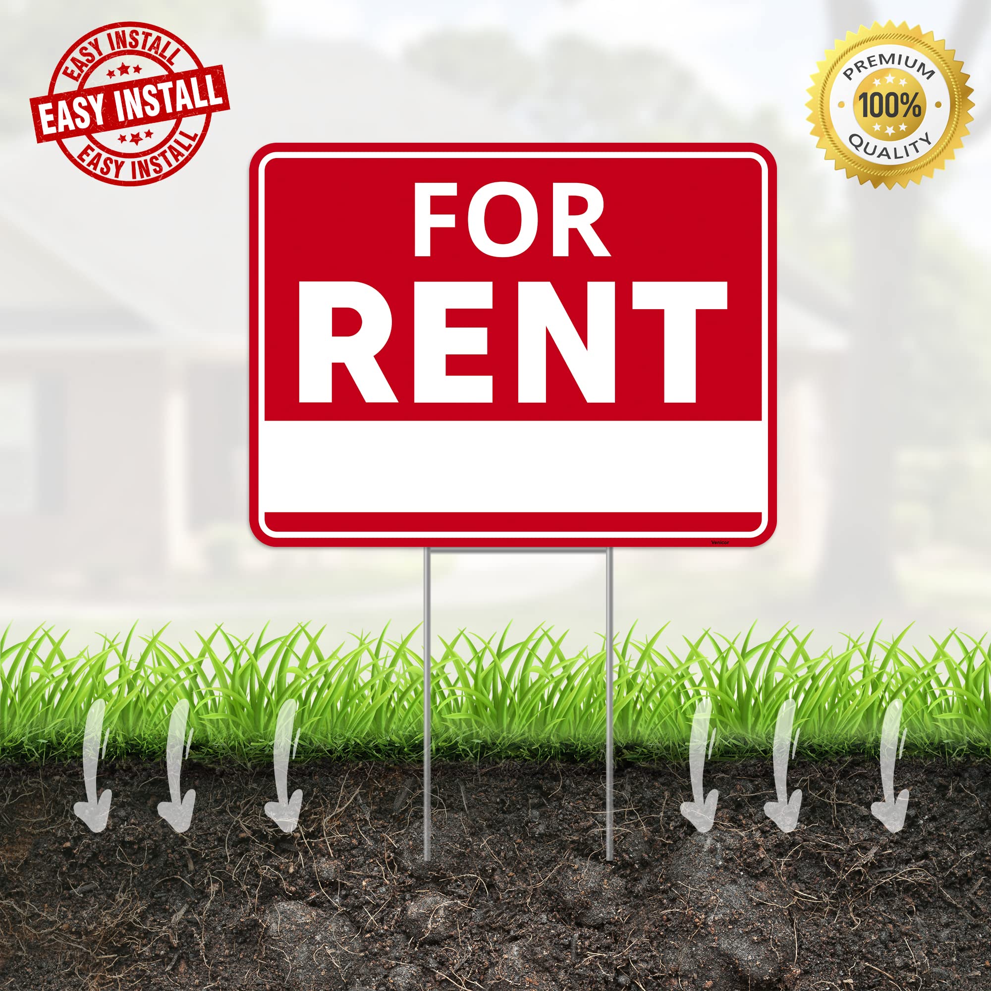 Venicor outdoor yard sign ideal for real estate or rentals