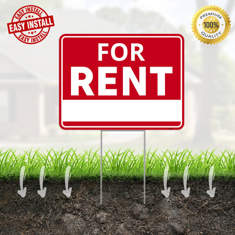 Venicor outdoor yard sign ideal for real estate or rentals