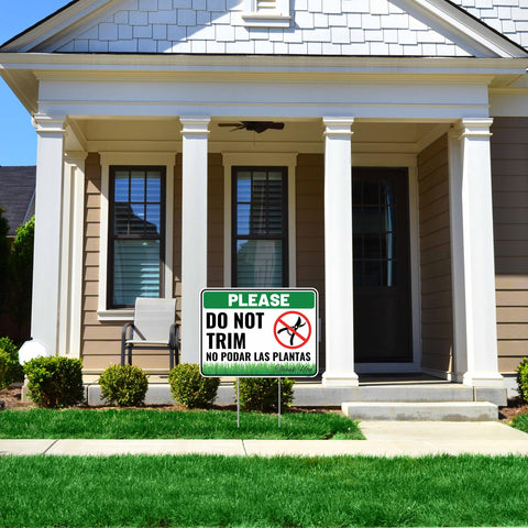 Venicor sign bundle ready to install with stakes included.