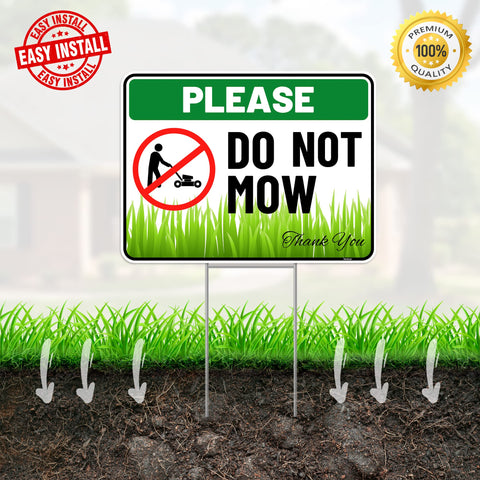 Venicor 12x9 yard sign mounted on sturdy metal ground stake.