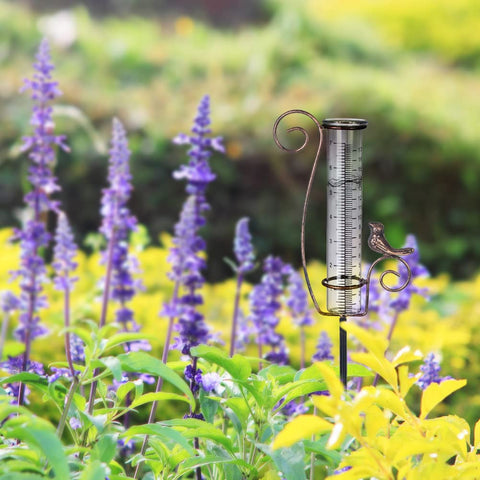 Venniy rain gauge glass tube is removable for easy emptying and maintenance.