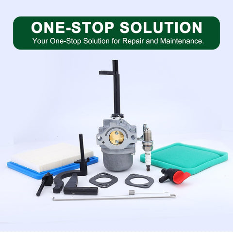 Venseri 591378 carburetor packaging with all included components.