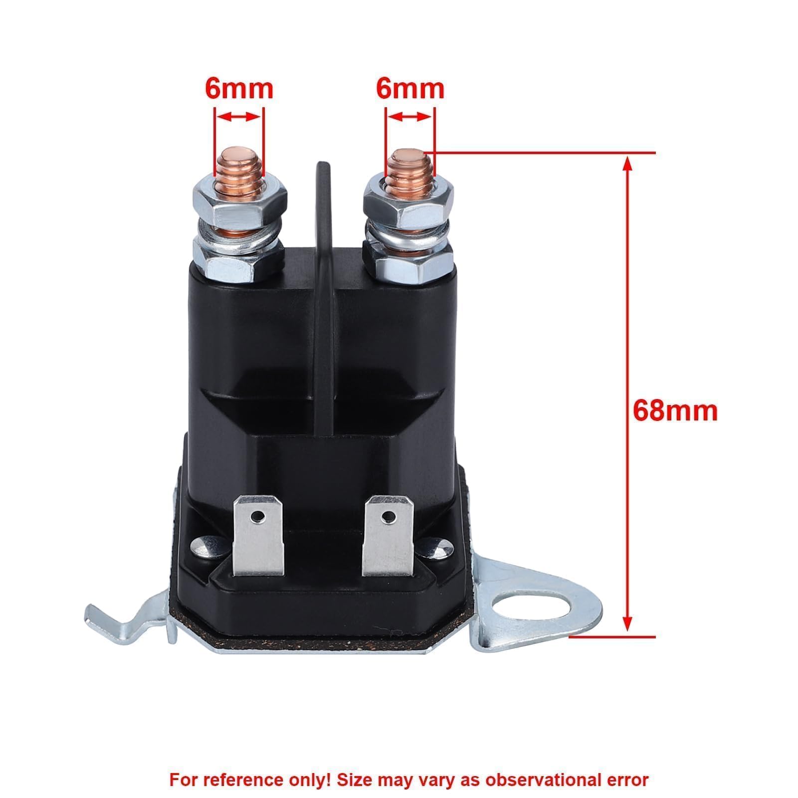 Venseri 192507 solenoid side view highlighting four-terminal setup for Craftsman compatibility.