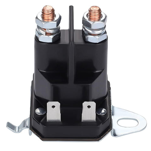 Venseri starter solenoid front view for Husqvarna 582042802, compact four-terminal design.