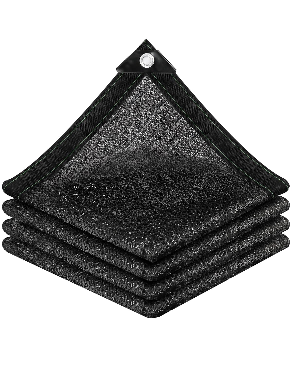 Vensovo 50% sunblock shade cloth 6x12ft in garden setup for shade and airflow.