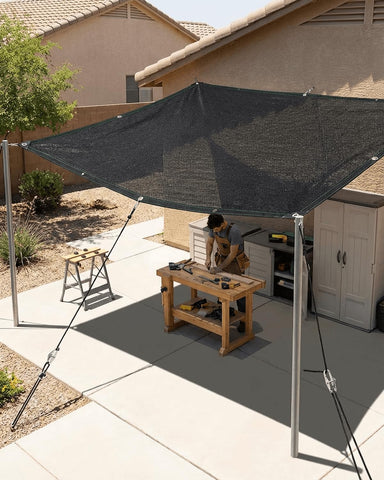 Vensovo dog kennel shade cover for cooler outdoor time.