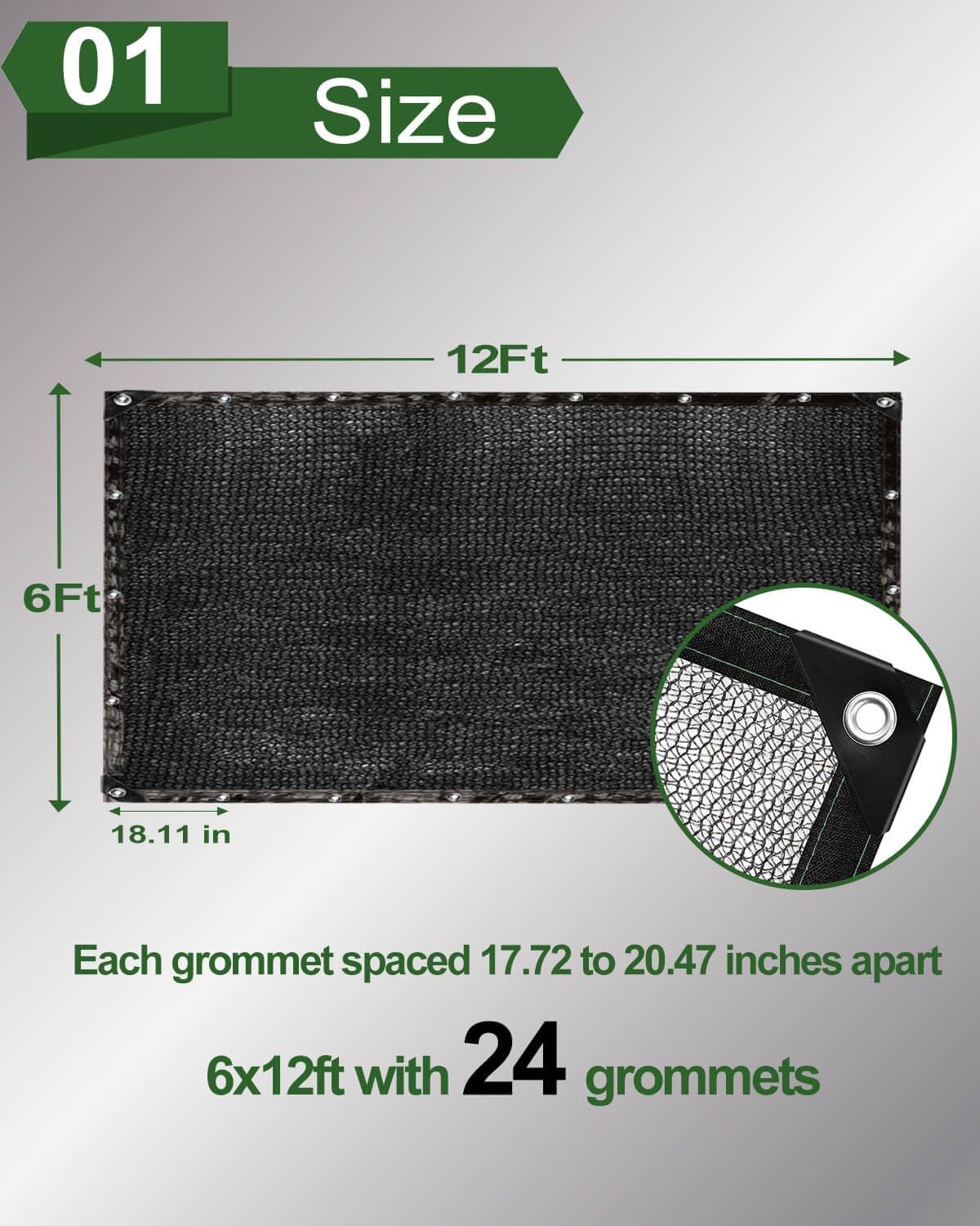 Vensovo durable HDPE knit shade cloth provides breathable, multi-season protection.