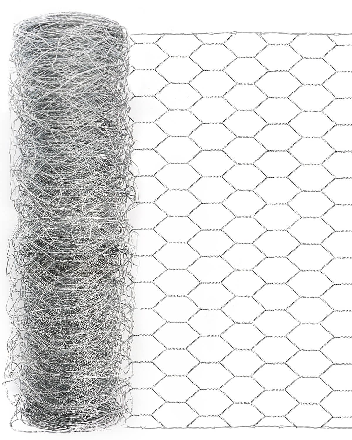Vensovo Garden Poultry Wire Netting in a 72 x 100 inch roll for durable garden fencing