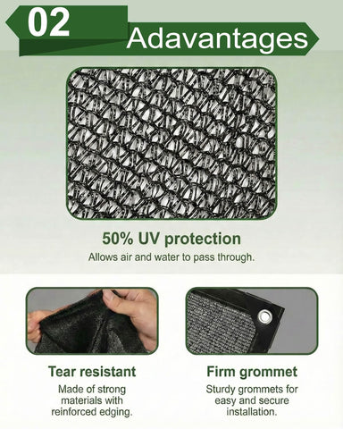 Vensovo shade net used in greenhouse to balance sun and moisture.