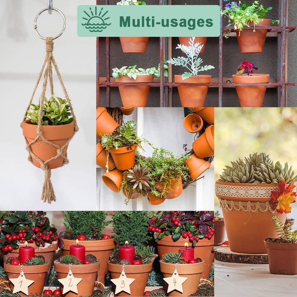 Vensovo indoor-outdoor terracotta pot for balcony or desk.