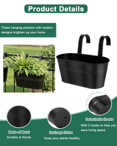 Vensovo planter features a drainage hole to keep soil ventilated.