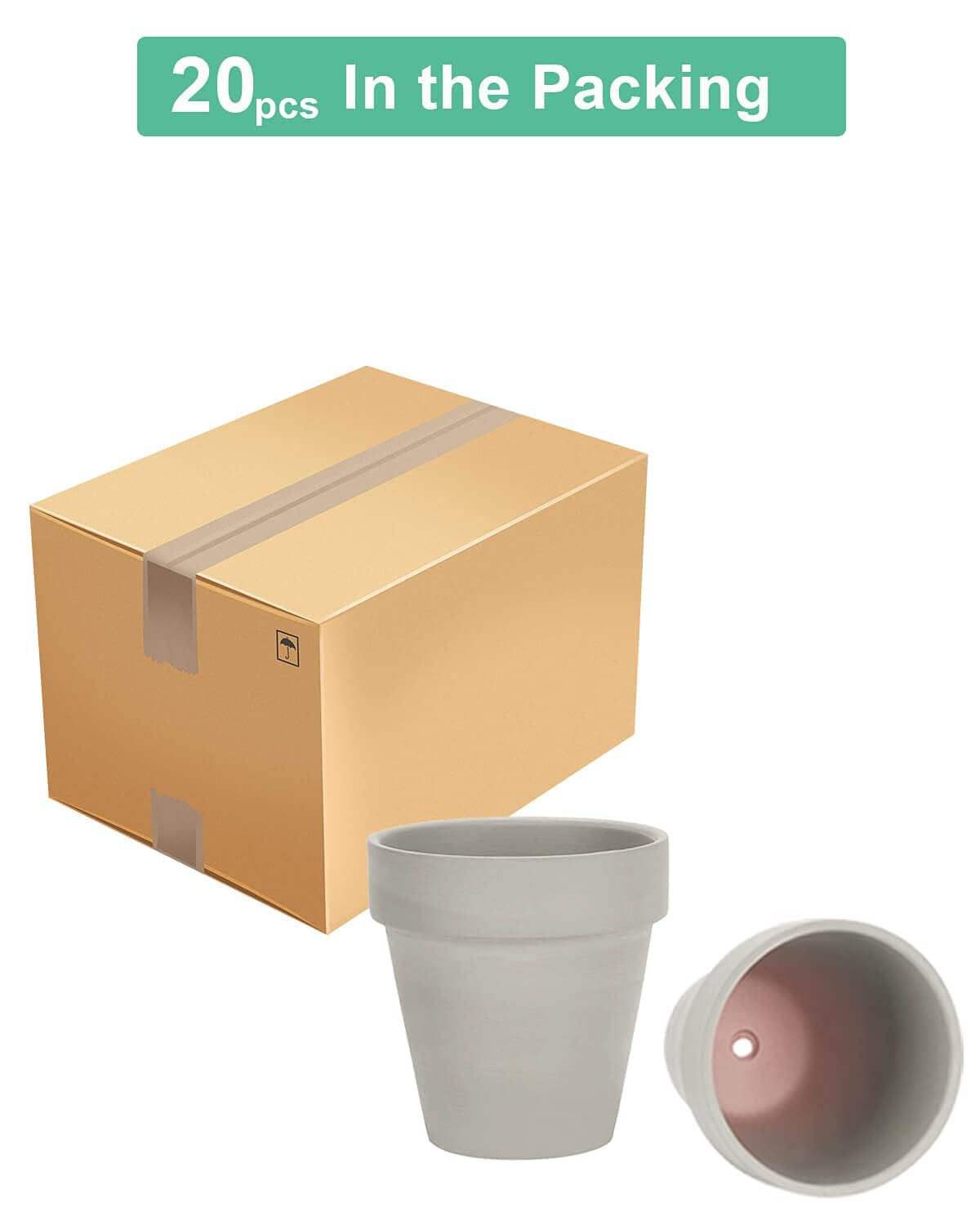 vensovo packaged terracotta pots emphasize durable delivery