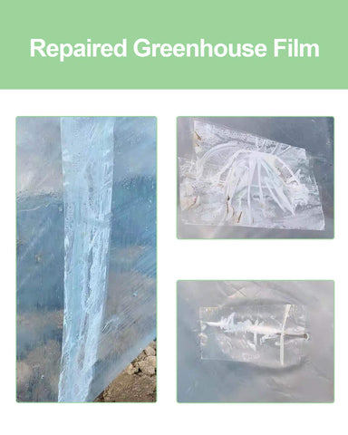 vensovo repair tape being firmly pressed to ensure a tight seal.