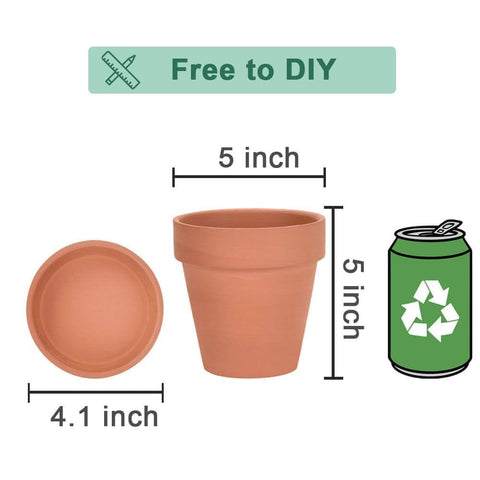 Vensovo terra cotta pot perfect for wedding favors and craft projects