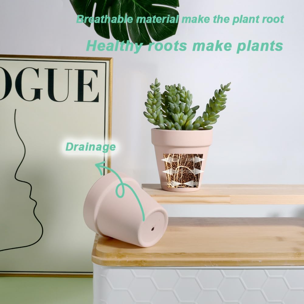 Vensovo terracotta pot ideal for indoor and outdoor use on balcony or desk.