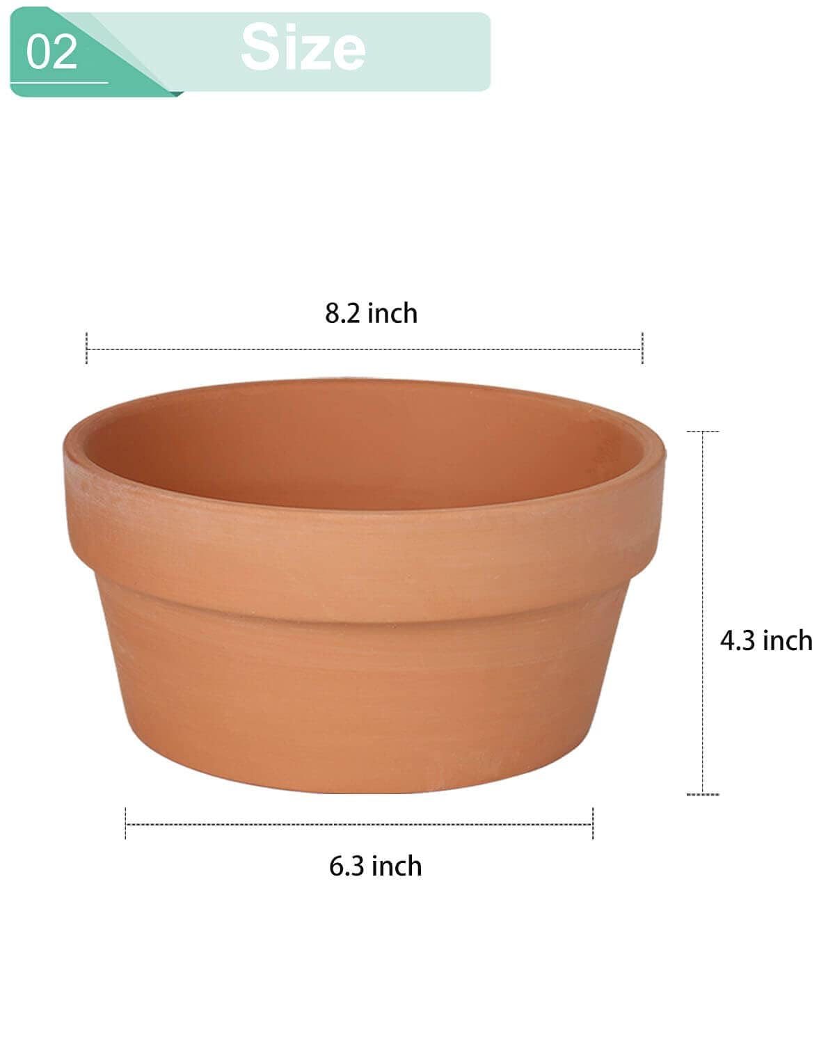 Vensovo terracotta pot with drainage hole supports cacti and succulents in drier soil.