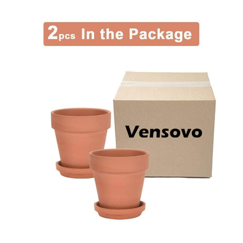 vensovo two pots arranged on a shelf for indoor greenery