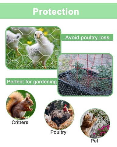 vensovo weather-resistant fencing protects small animals in gardens and yards.