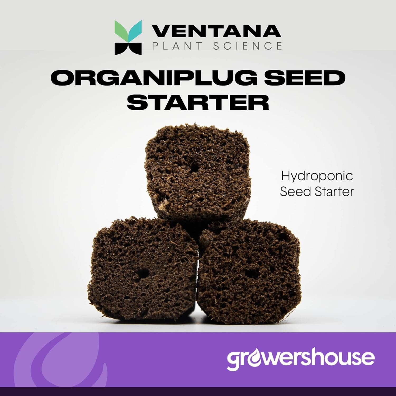 Ventana Organiplug hydroponic plug pack highlights ready-to-use seed starter plugs