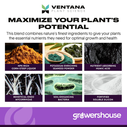 Ventana Stash Blend mycorrhizae bacteria mix enhancing soil vitality