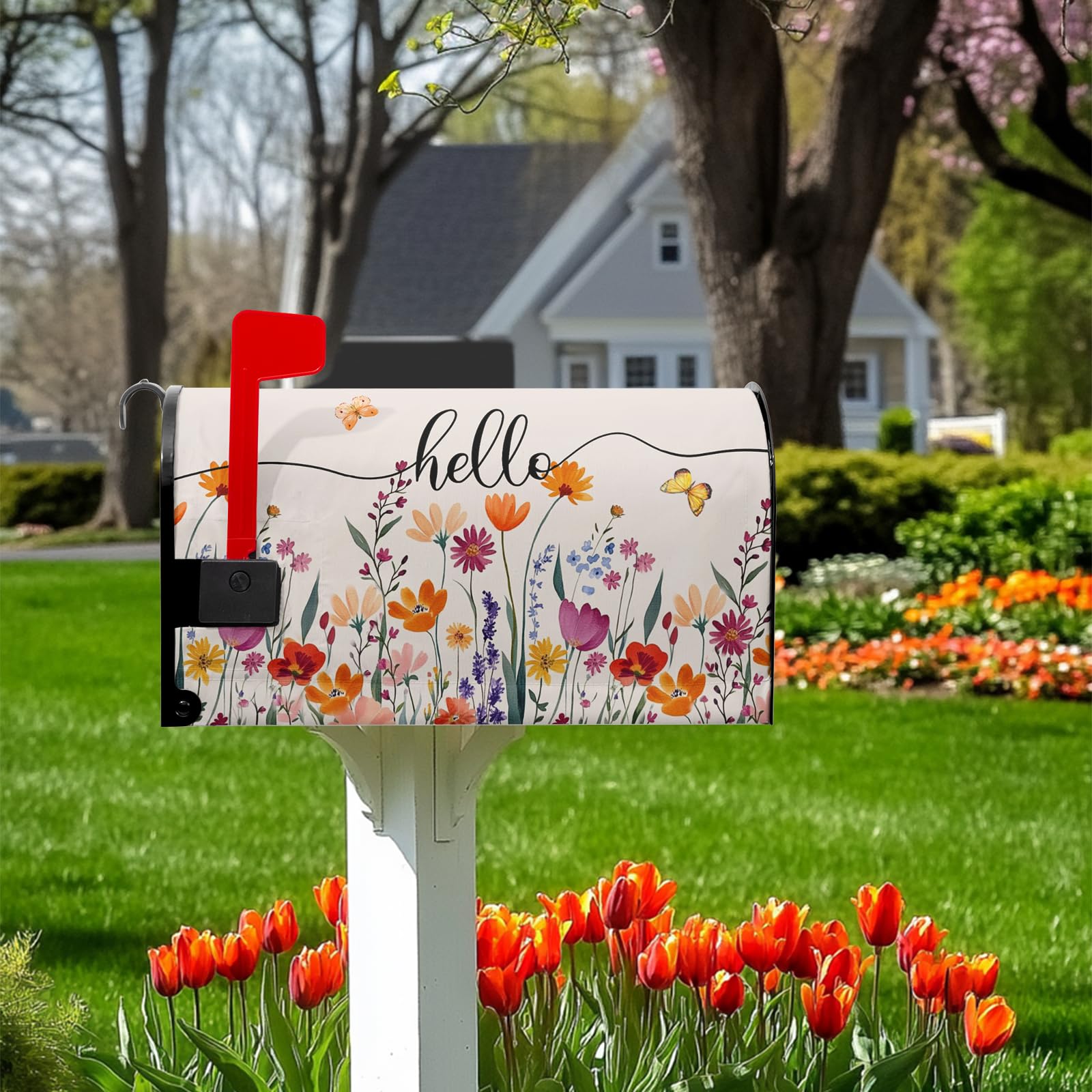 VentuCoven easy-install mailbox cover with magnets, tool-free setup