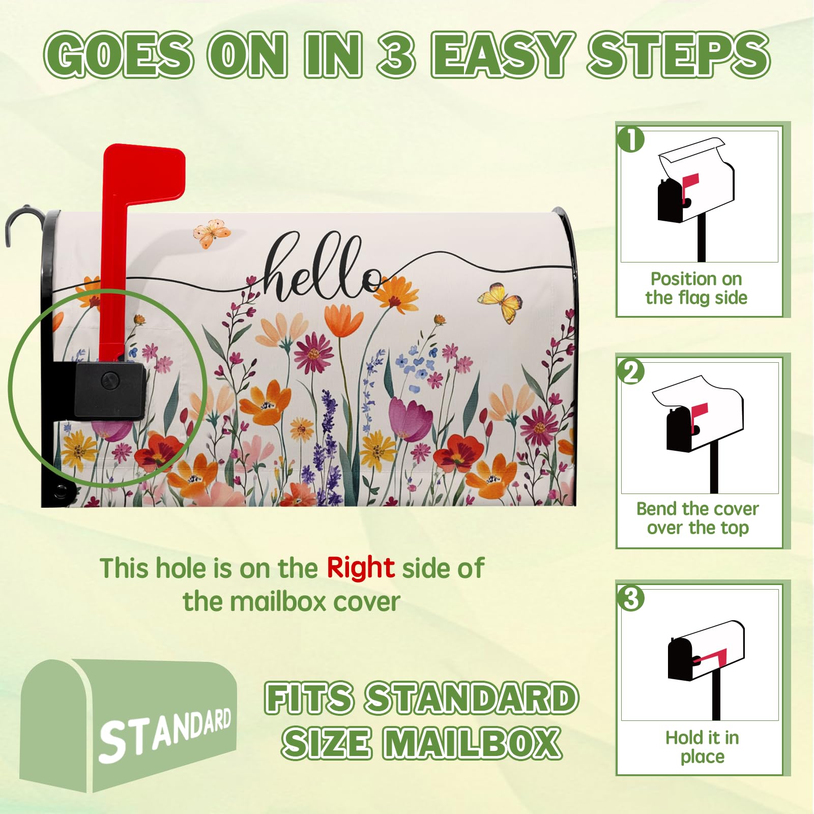 VentuCoven waterproof mailbox cover in polyester and oxford fabric