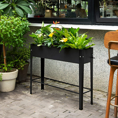 VEOAY Piksedo frosted black finish complements garden decor
