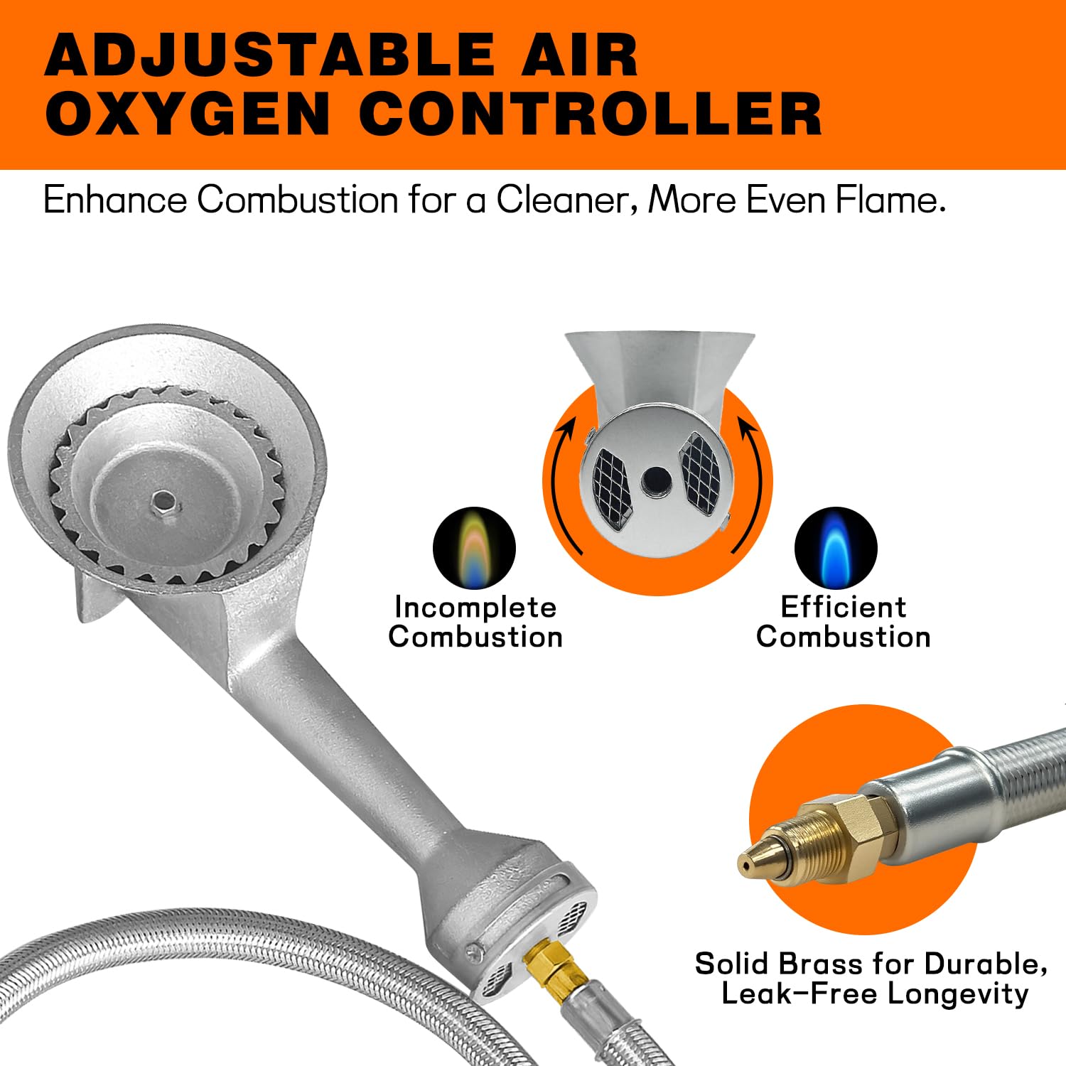 Veralune brass fitting detail highlighting secure, leak-resistant connections.