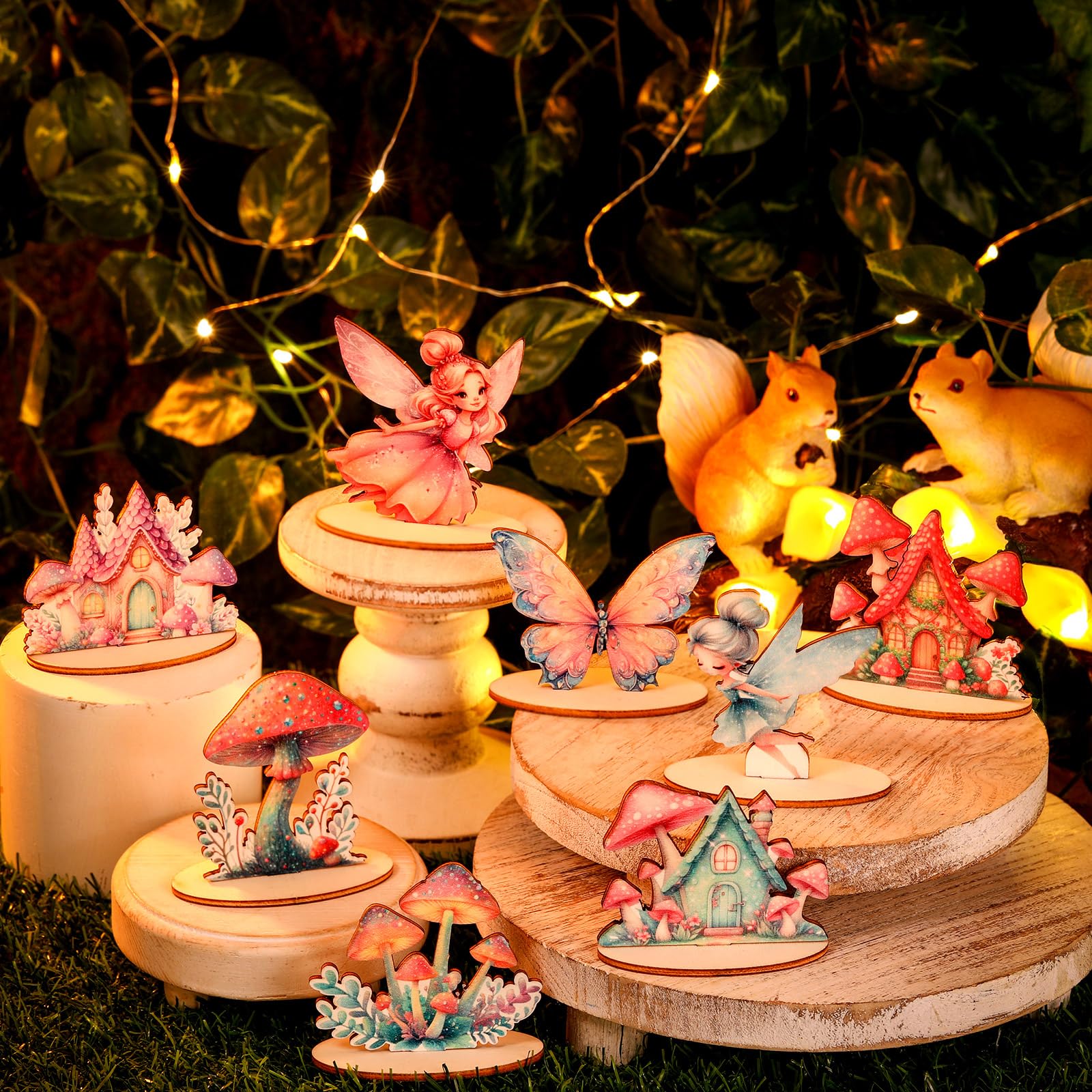 VercanMonth table decor for birthdays and gatherings enhancing woodland vibes