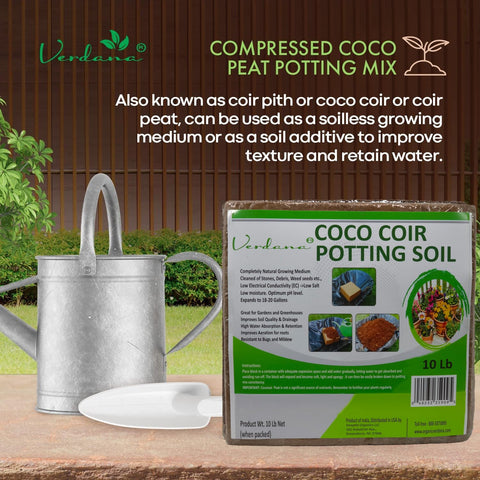 Verdana All-natural peat moss alternative for clean storage and easy handling.