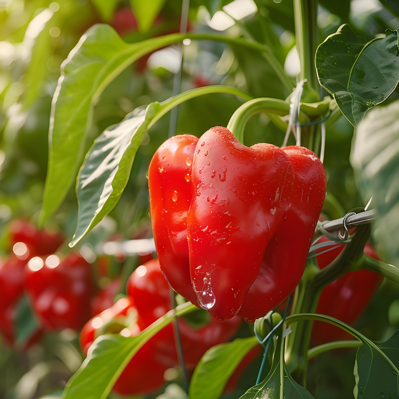 Verdant Vigor ghost, cayenne, jalapeño peppers show hot and sweet options.
