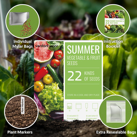 Verdant Vigor heirloom US seeds displayed to emphasize non-GMO heritage for flavorful harvests.