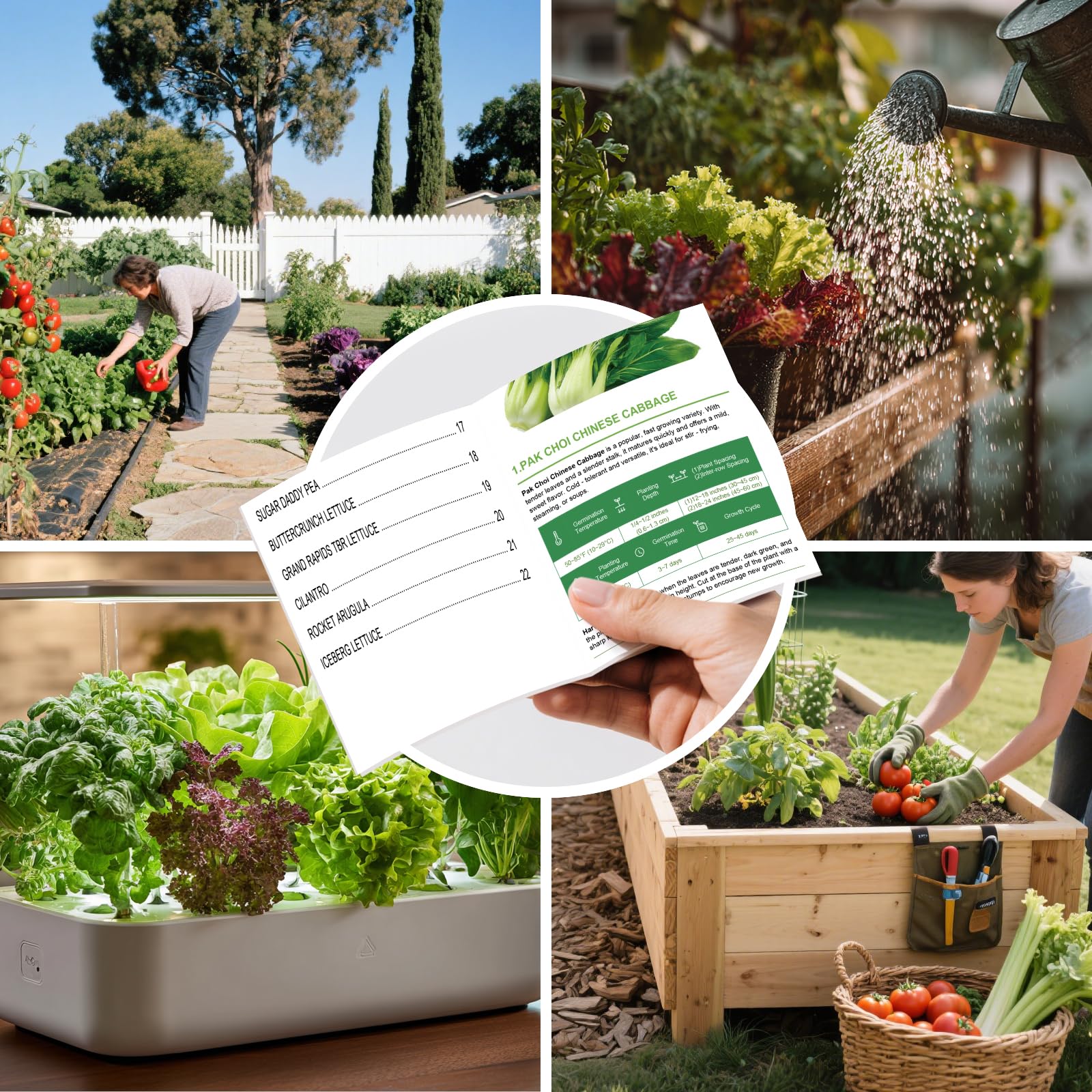 Verdant Vigor indoor/outdoor garden setup shows ready-to-plant kit