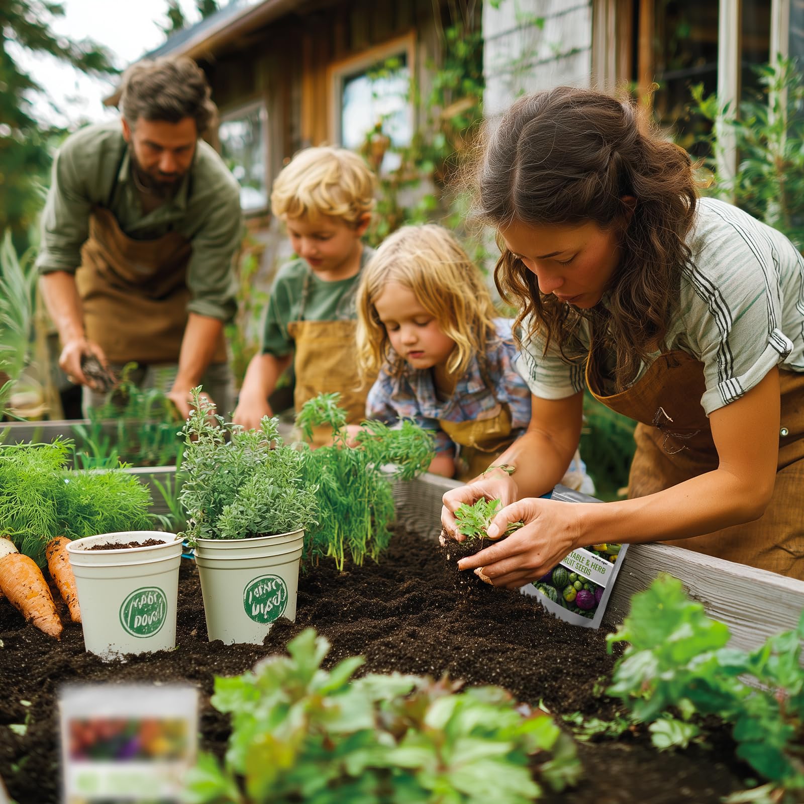 Verdant Vigor waterproof bags showing long-term seed storage up to two years.