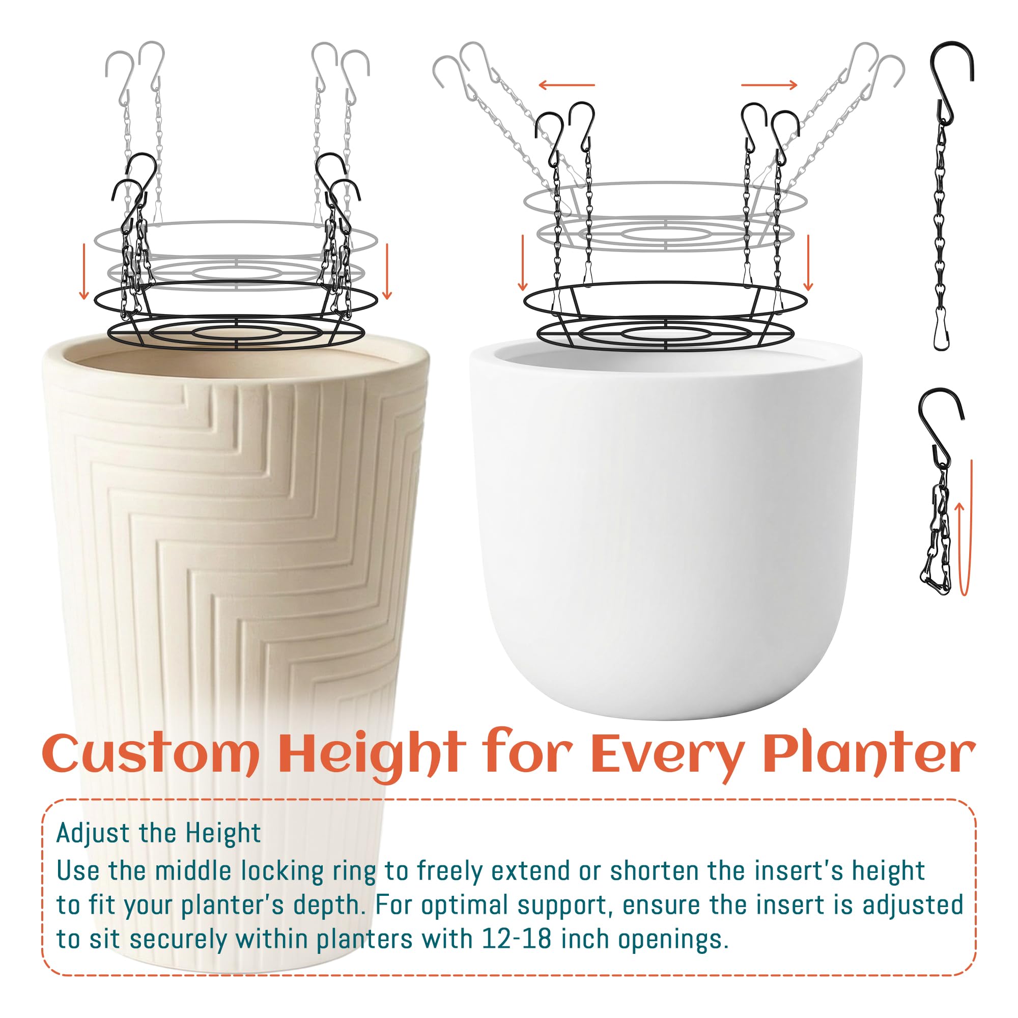 Verdanzia central locking ring adjusts height for a custom fit