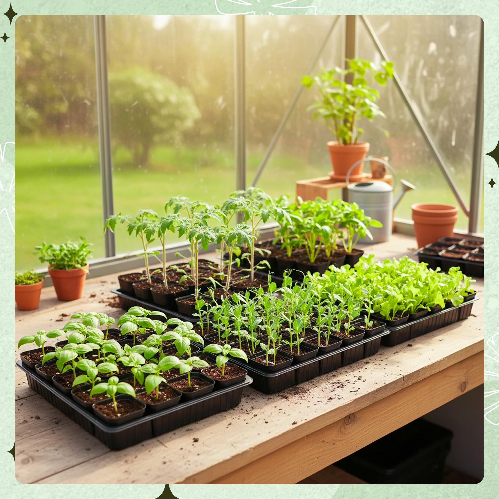 Verdanzia ideal for herbs, cuttings, and small-to-medium plants