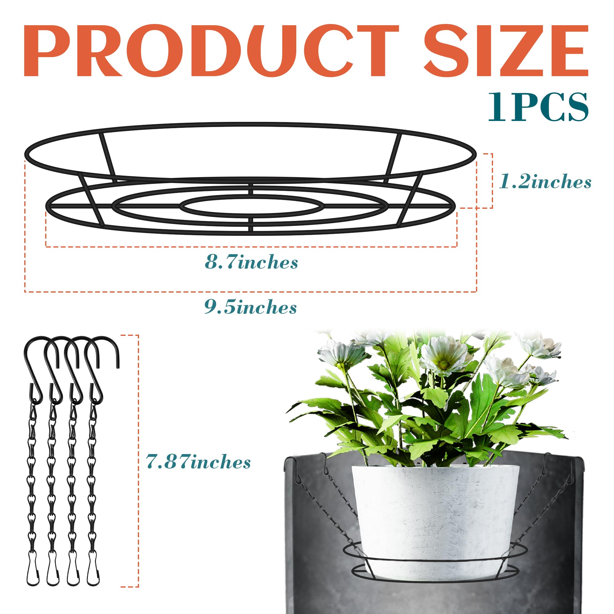Verdanzia planter riser in black stainless steel supports secure, tool free setup