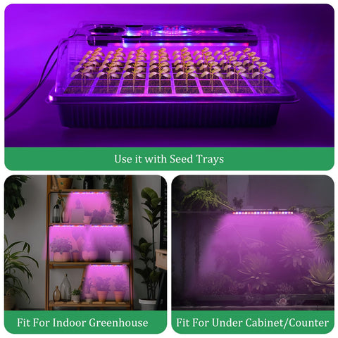 Verdenu seed starter tray drainage holes prevent overwatering while observing roots.