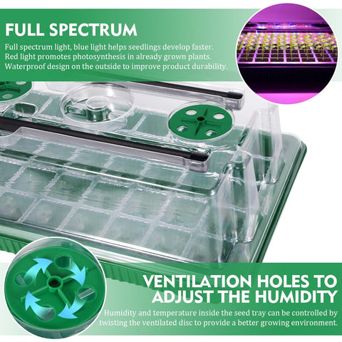 Verdenu smart grow light with timer for customized plant lighting.