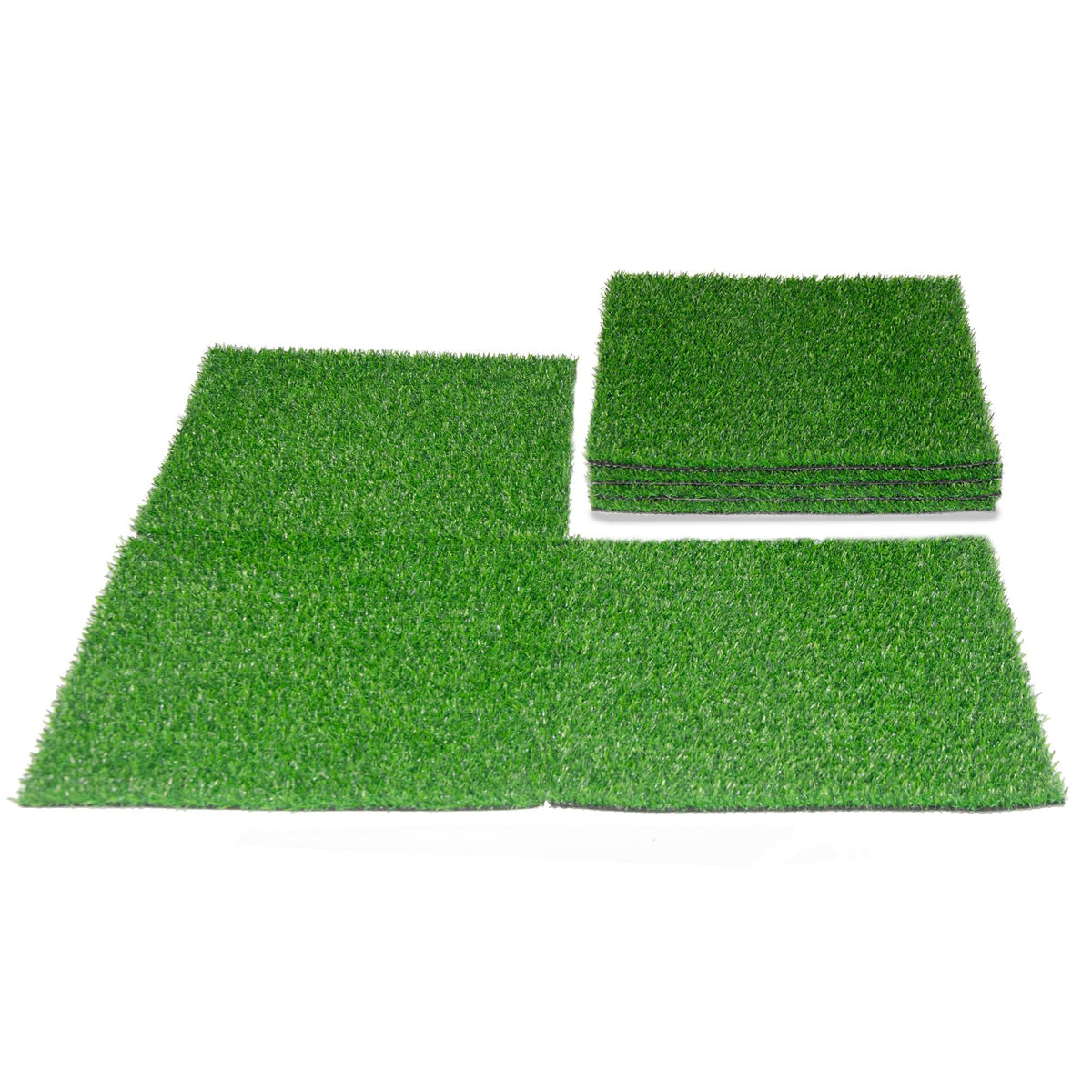 VERDIGRASS artificial grass patch 6x6 inch for dollhouse lawn and miniature scenes