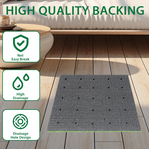 VERDIGRASS pet-bed grass mat provides safe, soft surface for animals indoors.