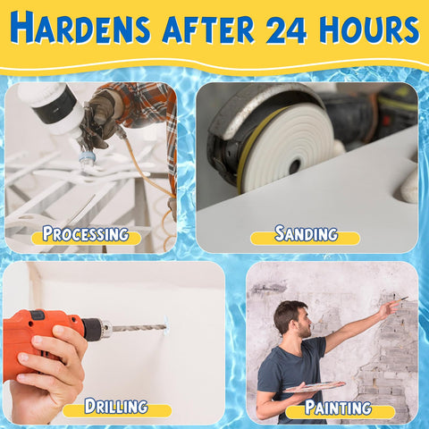 Vereclue epoxy putty is a DIY-friendly repair that hardens for sanding or drilling.