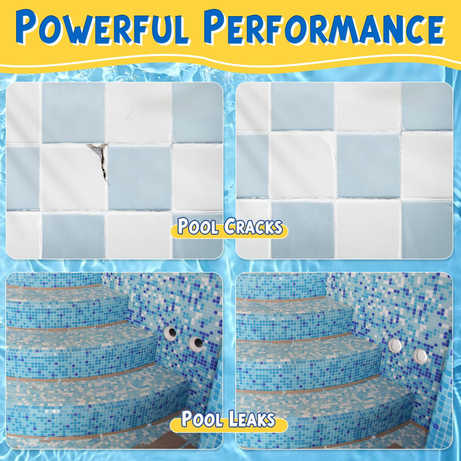 Vereclue epoxy putty cures in a 1-1 ratio for simple DIY crack repairs.