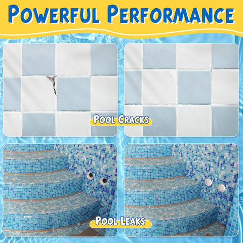 Vereclue epoxy putty cures in a 1-1 ratio for simple DIY crack repairs.