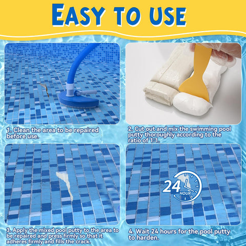 Vereclue works on wet or dry surfaces, ideal for tubs and pipes.