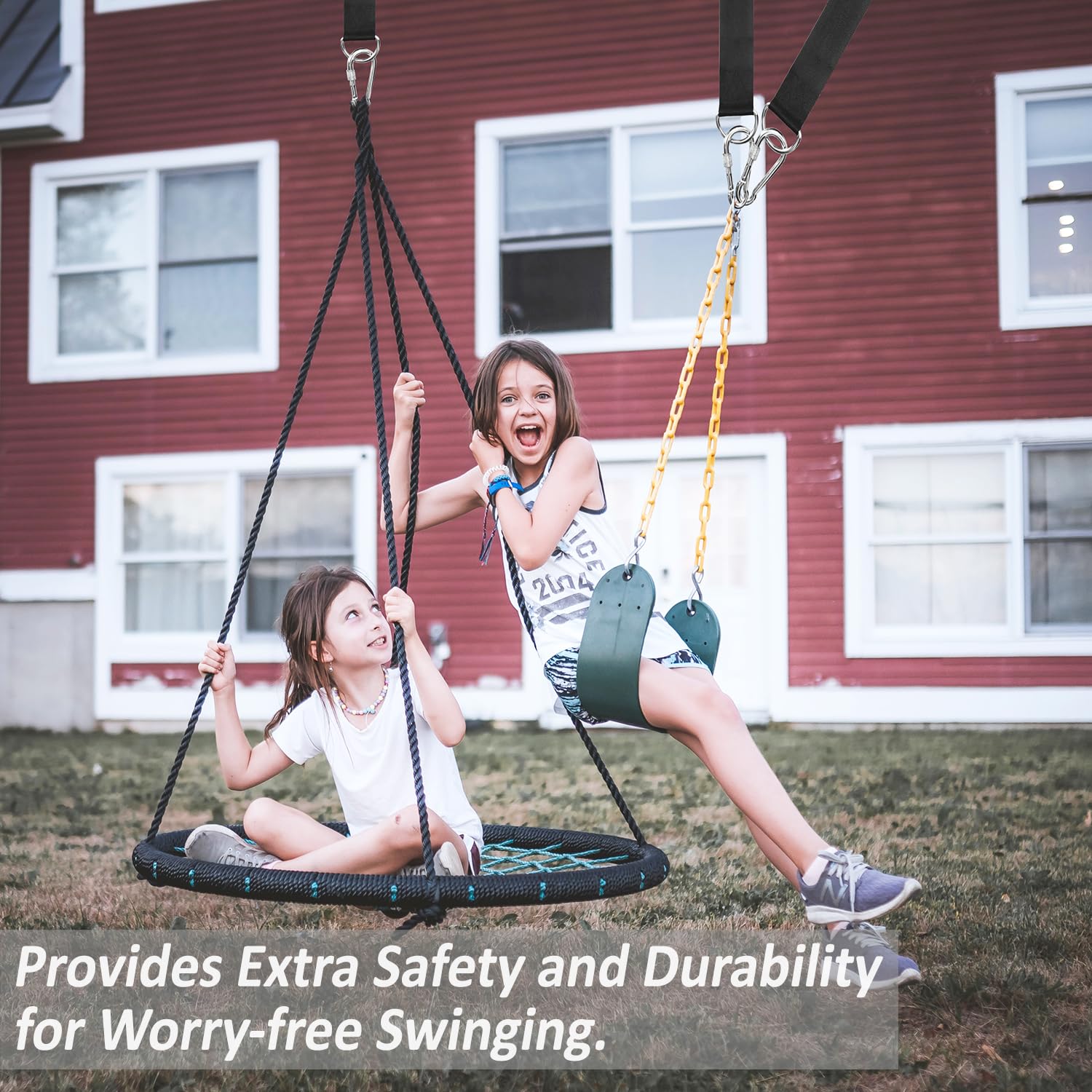 No-drill installation with Veriluck straps for fast setup outdoors